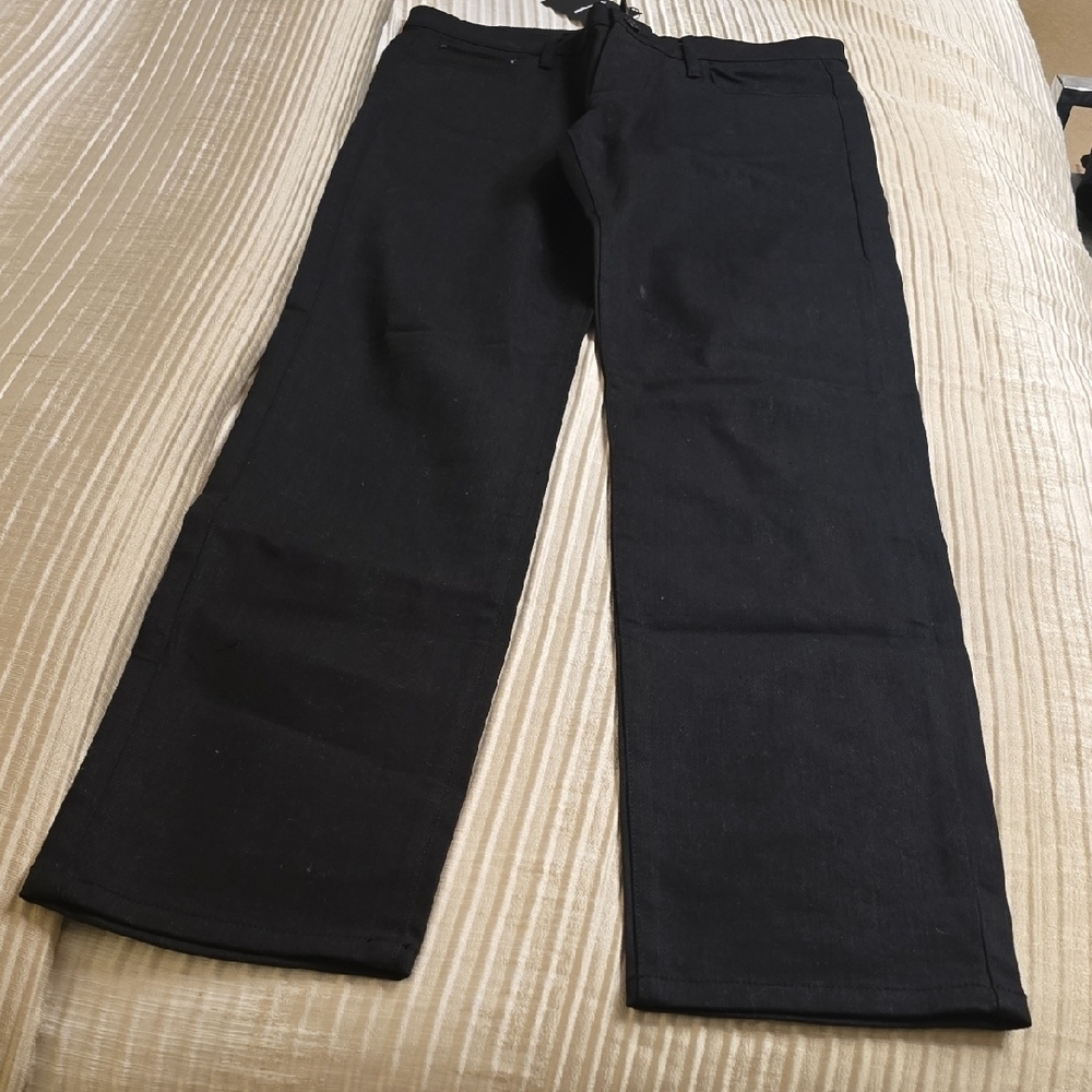 The Kooples Men's Black Waxed Finished Buttoned Slim Regular Fit - Picture 5 of 16